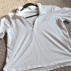 Columbia Classic White Polo Shirt